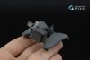 Quinta Studio QD+35171 Citroen 11CV 3D-Printed & coloured Interior on decal paper (Tamiya) (with 3D-printed resin parts) 1/35